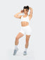 Gym Shorts Set - White