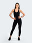 Gym Bodysuit Openback - Black