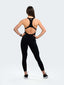 Gym Bodysuit Openback - Black