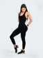 Gym Bodysuit Openback - Black