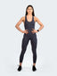 Gym Bodysuit Openback - Dark Grey