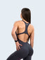 Gym Bodysuit Openback - Dark Grey