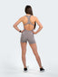 Gym Bodysuit Openback Short - Grey