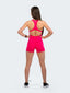 Gym Bodysuit Openback Short - Pink