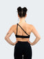 One Shoulder Bra - Black