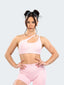 One Shoulder Bra - Pink