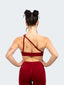 One Shoulder Bra - Red