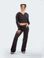 Flared Pants - Brown