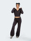 Flared Set - Brown