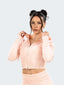 Zip-Up Hoodie - Peach