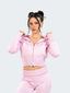 Zip-Up Hoodie - Pink
